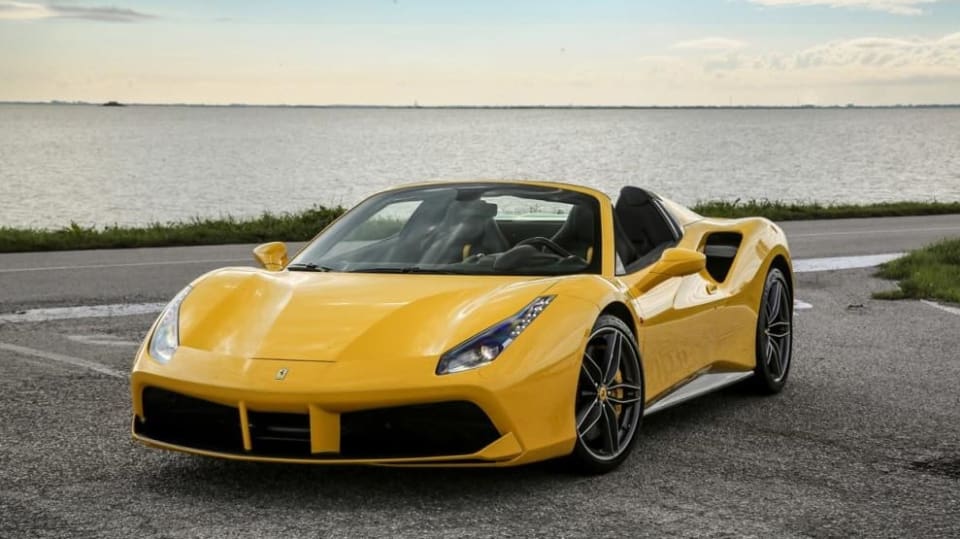 Ferrari 488 Spider - ilustrra